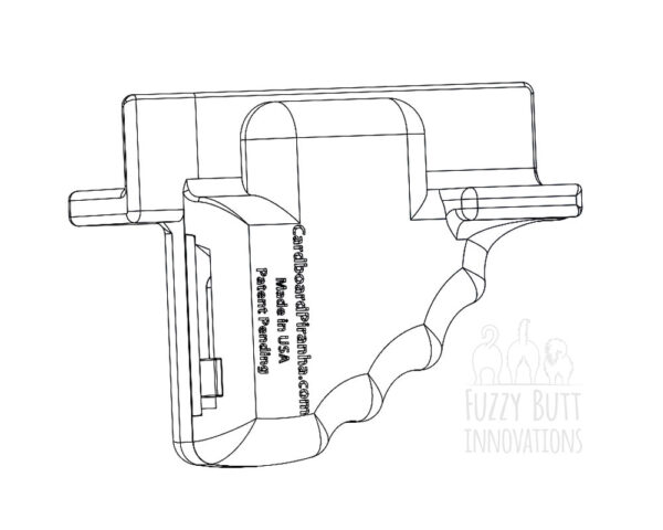 Cardboard Piranha Safety Knife Design